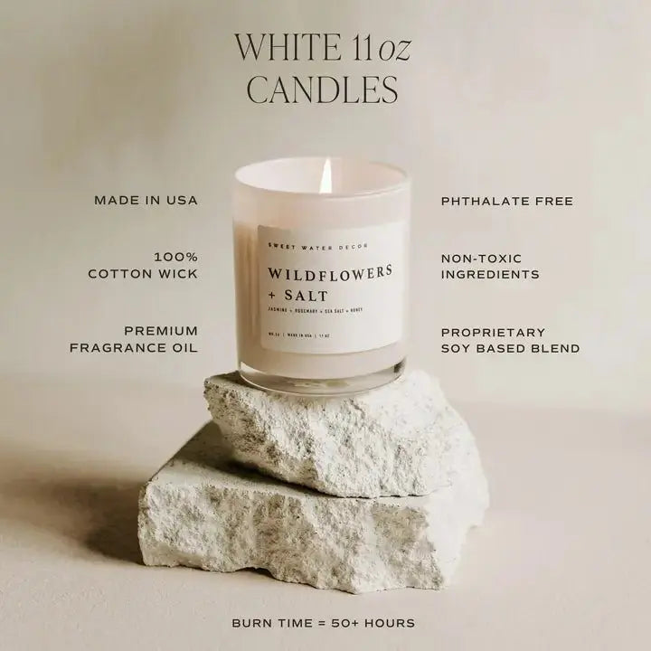 Sweet Water Decor 11oz Soy Candle - Premium Scented Home Decor Miami MIAMI FLOWERS DESIGN