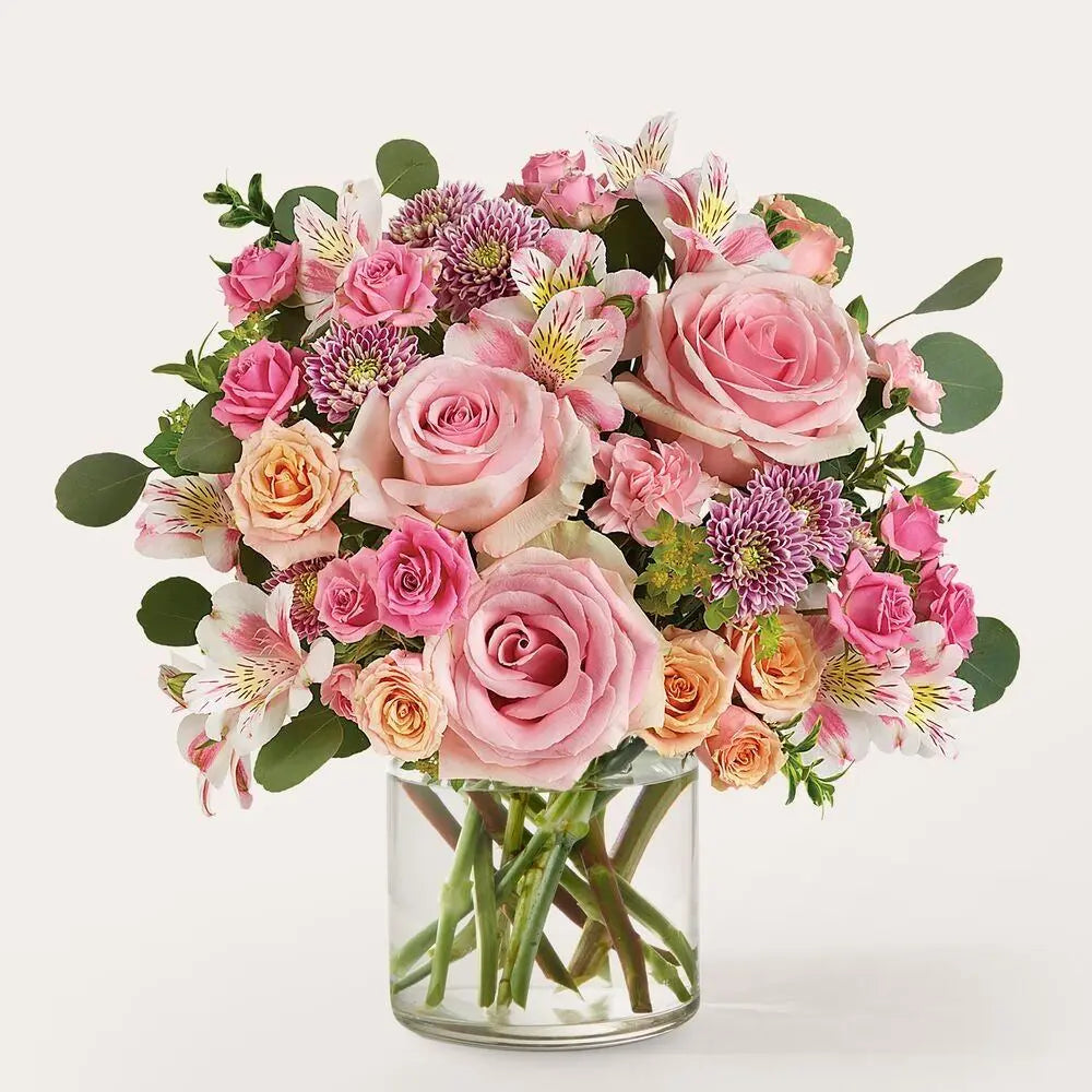 Pink and Soft Bouquet - Same Day Delivery Miami, Coral Gables & Miami Beach MIAMI FLOWERS DESIGN