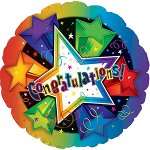 Congratulations Celebration Balloons - Colorful Achievement Add-On