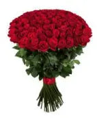 75 Red Roses Luxury Hand-Tied Bouquet
