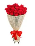 18 Crimson Devotion Rose Bouquet
