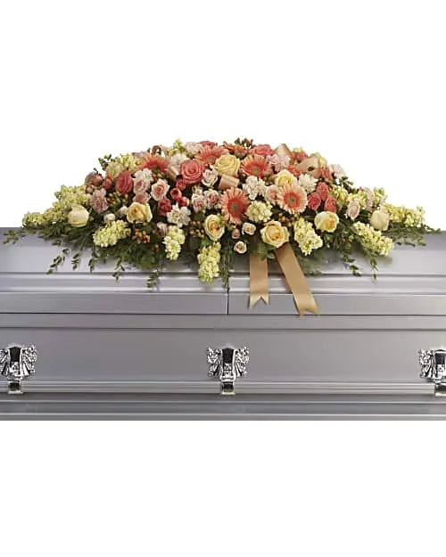 Warm Remembrances Casket Spray