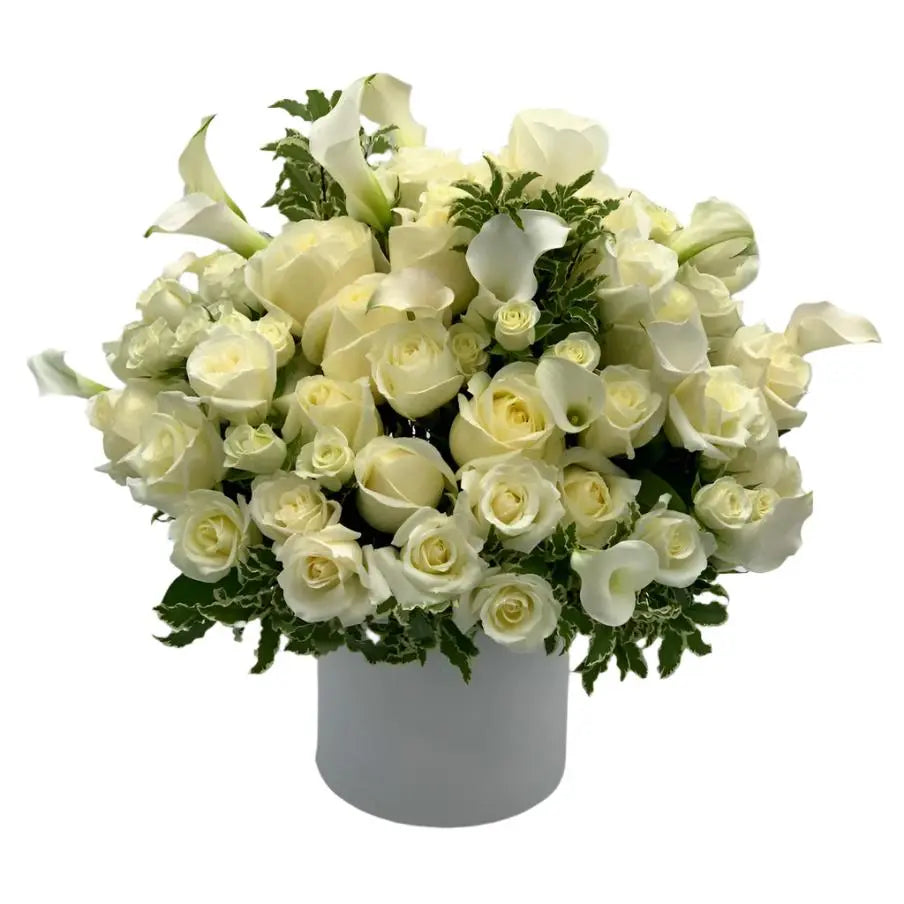 Luxury White Bouquet - MIAMI FLOWERS DESIGN