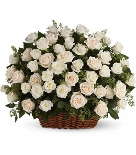 Pearly Petals Tribute - MIAMI FLOWERS DESIGN