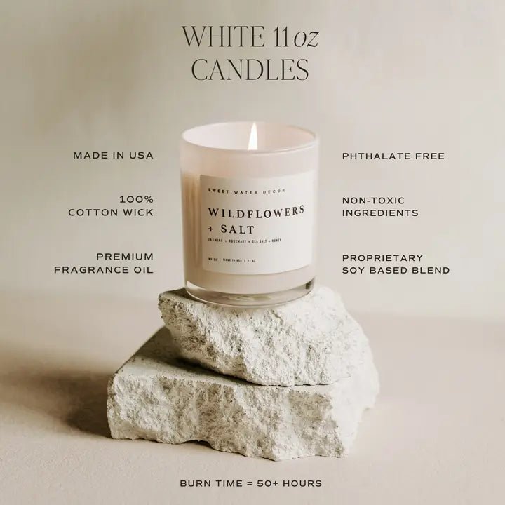 Sweet Water Decor 11oz. Soy Candle - MIAMI FLOWERS DESIGN