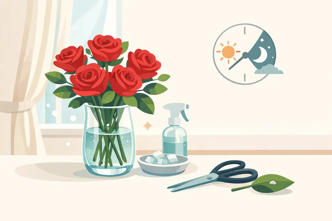 How to Keep Roses Fresh for Days at Home
