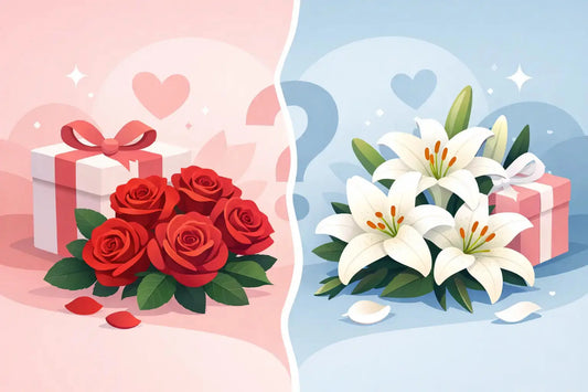 Roses or Lilies for Anniversary Gifts?