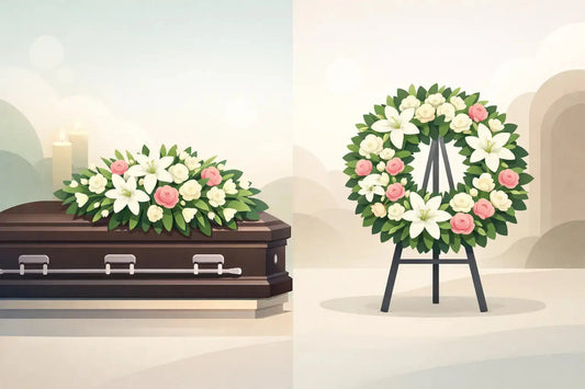 Casket Spray Versus Wreath: Which Is Right?