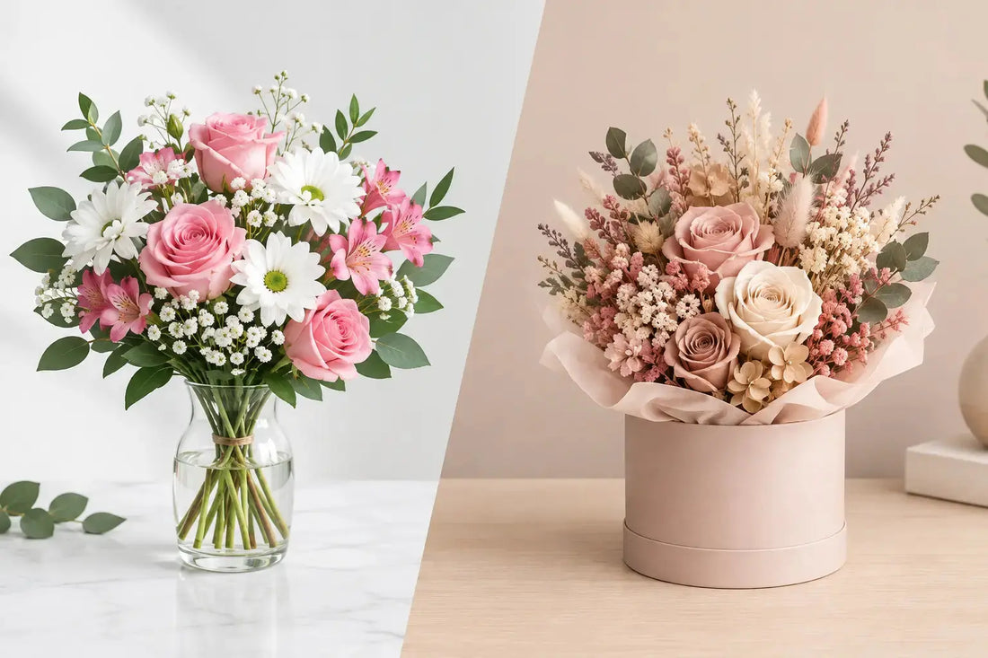 Fresh Flowers Versus Preserved Flowers Compared