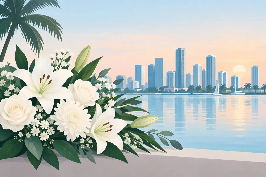 A Guide to Funeral Flower Meanings for Miami