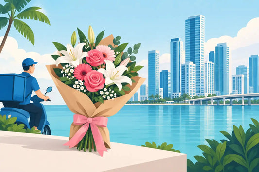Send Flowers to Brickell With Same-Day Delivery