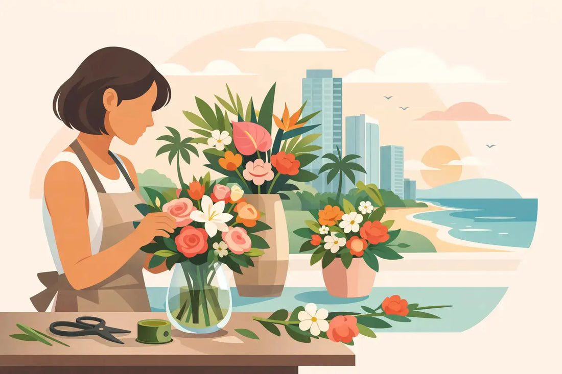 Fresh Handcrafted Flower Arrangements in Miami
