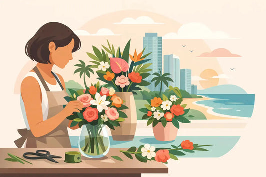 Fresh Handcrafted Flower Arrangements in Miami