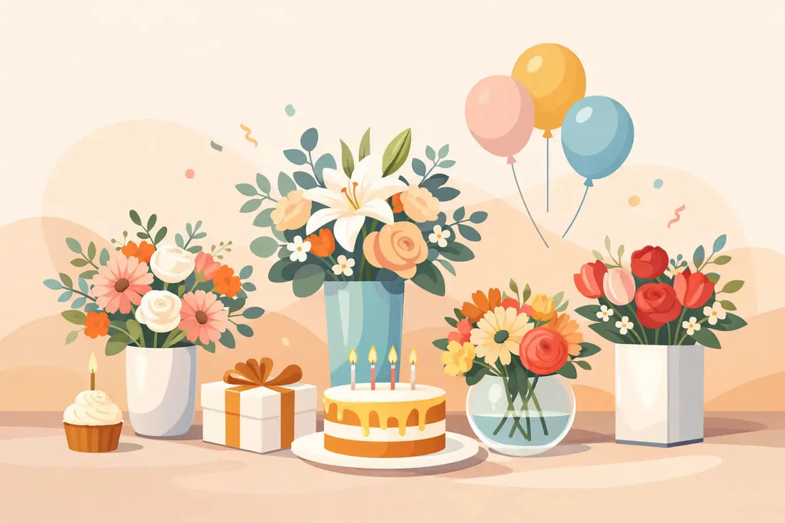 Modern Birthday Flower Arrangements That Impress