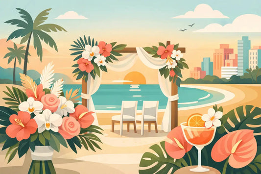 Wedding Flowers That Feel Like Your Miami Day
