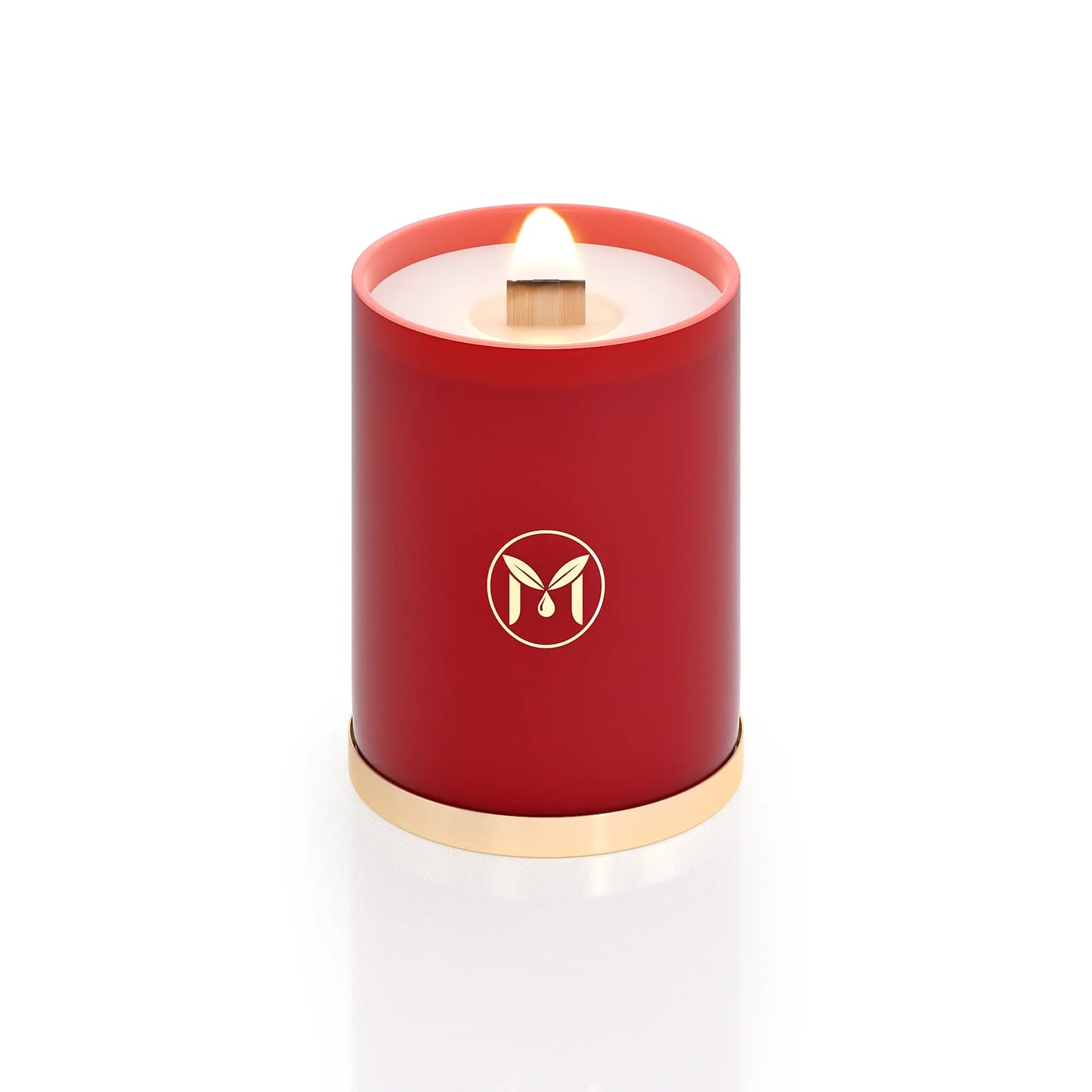 Apple Cinnamon 100% Soy Wax Crackling Wood Wick Candle