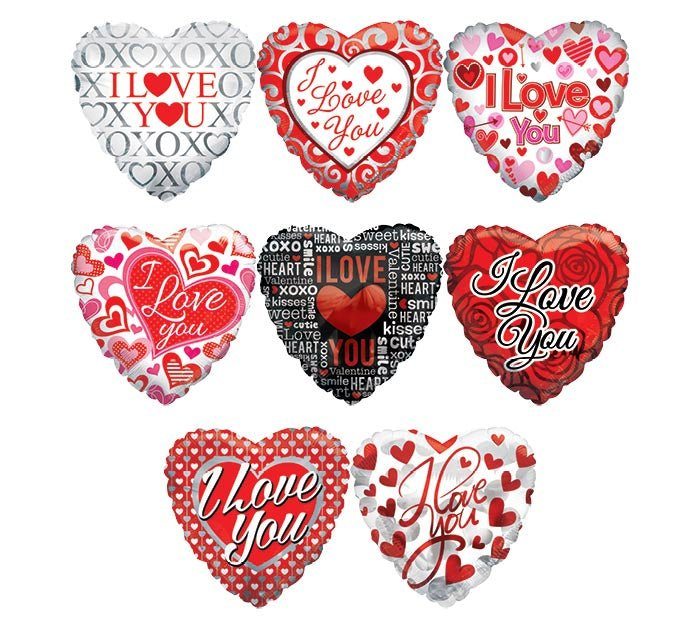 I Love You Balloons Miami | Romantic Balloons Same Day Delivery