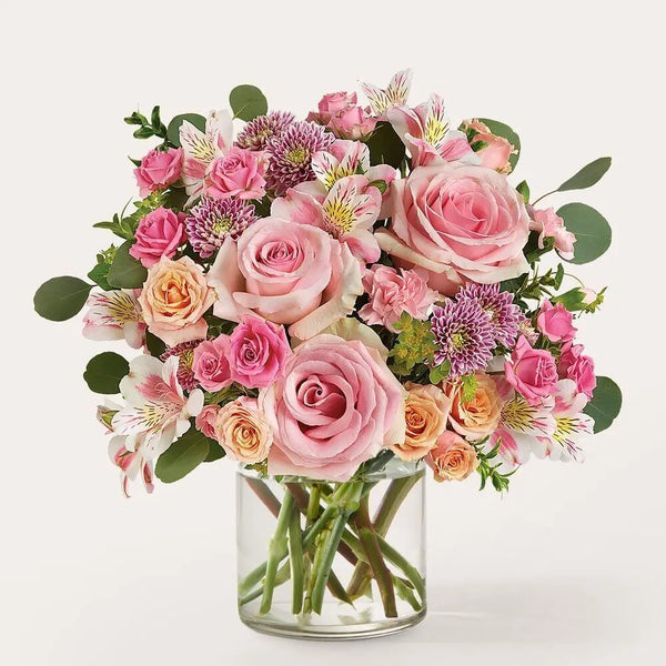 Pink and Soft Bouquet - Same Day Delivery Miami, Coral Gables & Miami Beach MIAMI FLOWERS DESIGN