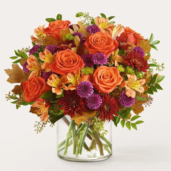 Autumn Elegance Rose & Chrysanthemum Bouquet Miami Flowers Design