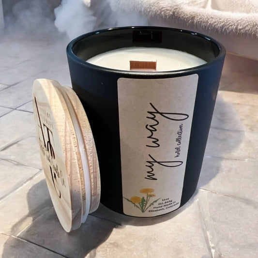 My Way (Hotel Collection): Black Matte Candle