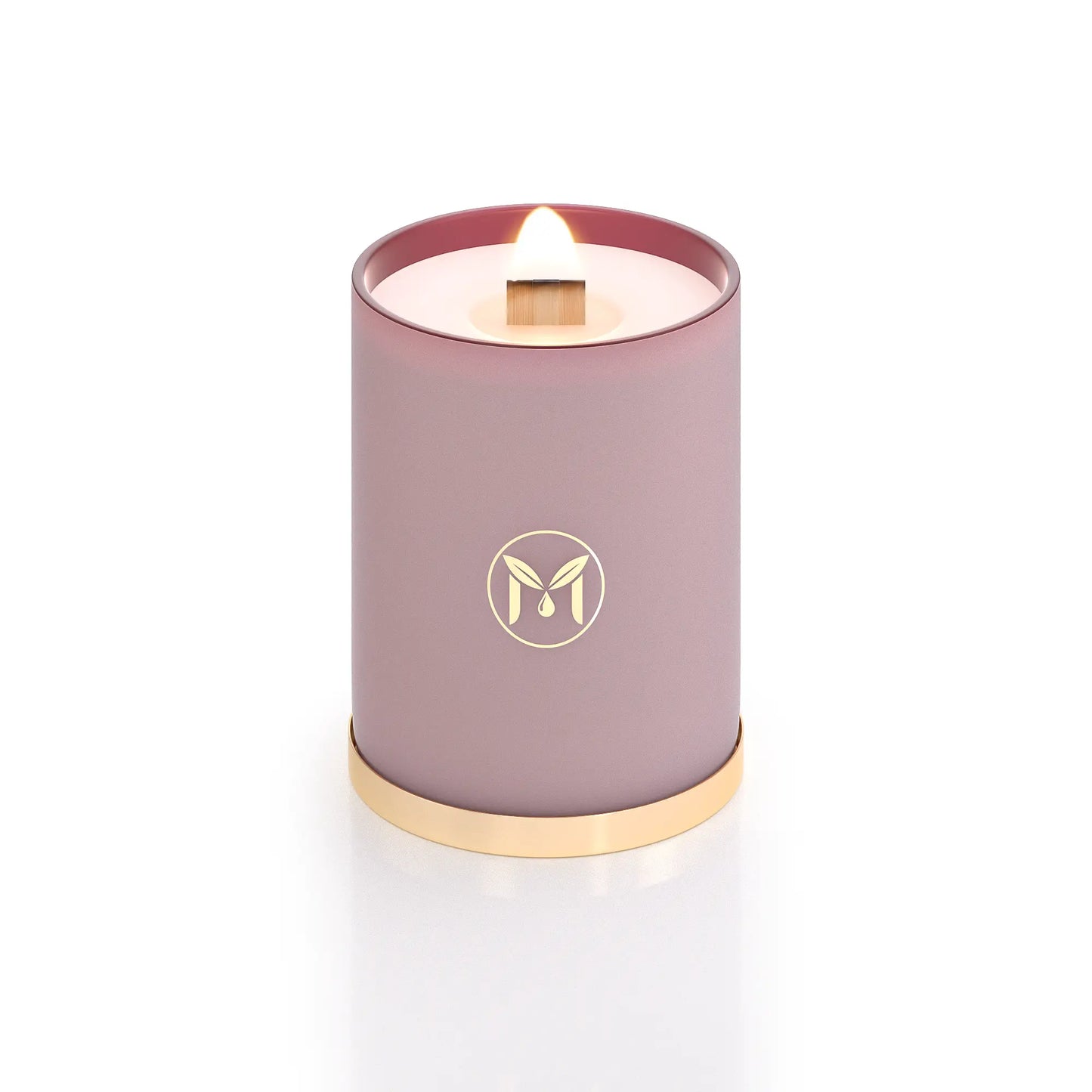 Sandalwood Patchouli 100% Soy Wax Crackling Wood Wick Candle