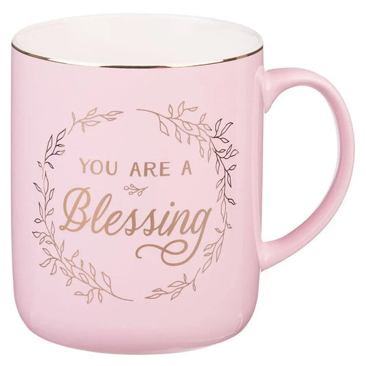Pink "You Are A Blessing" Mug