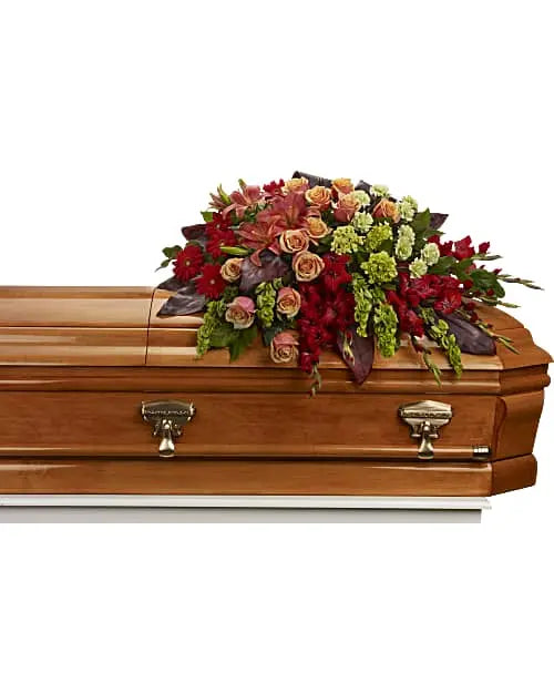Fond Farewell Casket Spray