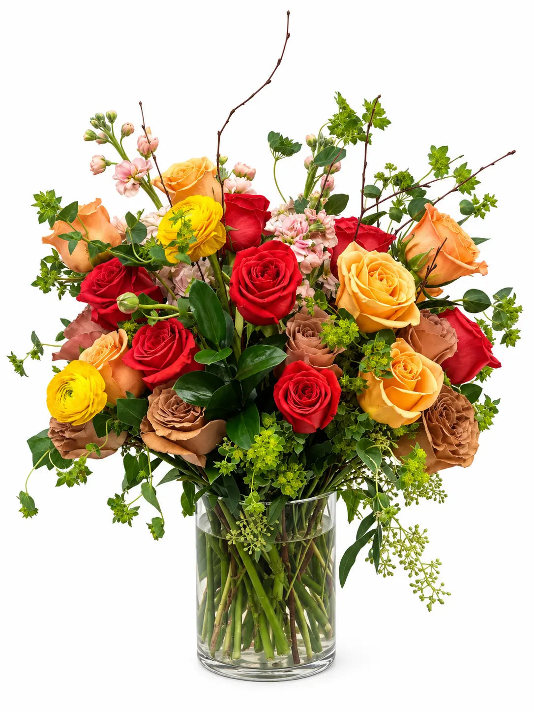 Miami Sunset Rose Arrangement