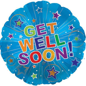 Get Well Soon Recovery Balloons - Uplifting Healing Wishes MIAMI FLOWERS DESIGN