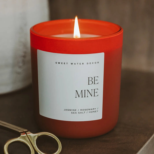Be Mine 15 oz Soy Candle, Matte Jar - Valentine's Day