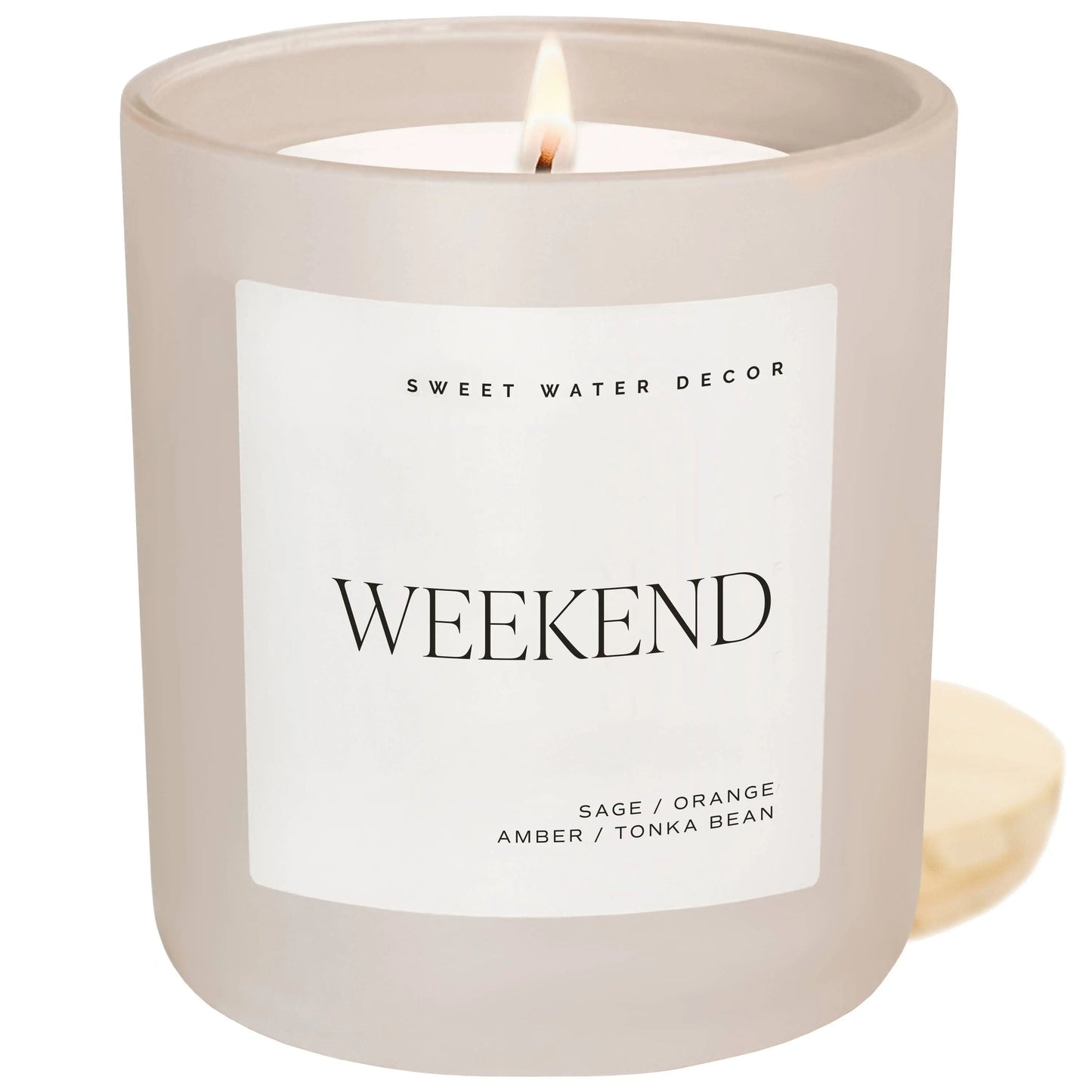 Weekend 15 oz Soy Candle, Matte Jar