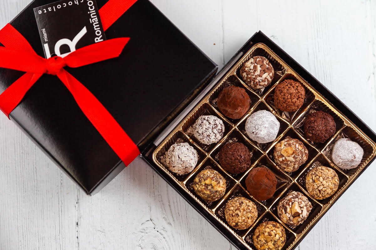 Romanicos Gourmet Signature Truffles Box - MIAMI FLOWERS DESIGN