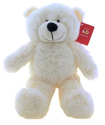 Teddy Bear Plush Toy, 16" - MIAMI FLOWERS DESIGN