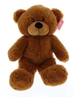 Teddy Bear Plush Toy, 16" - MIAMI FLOWERS DESIGN